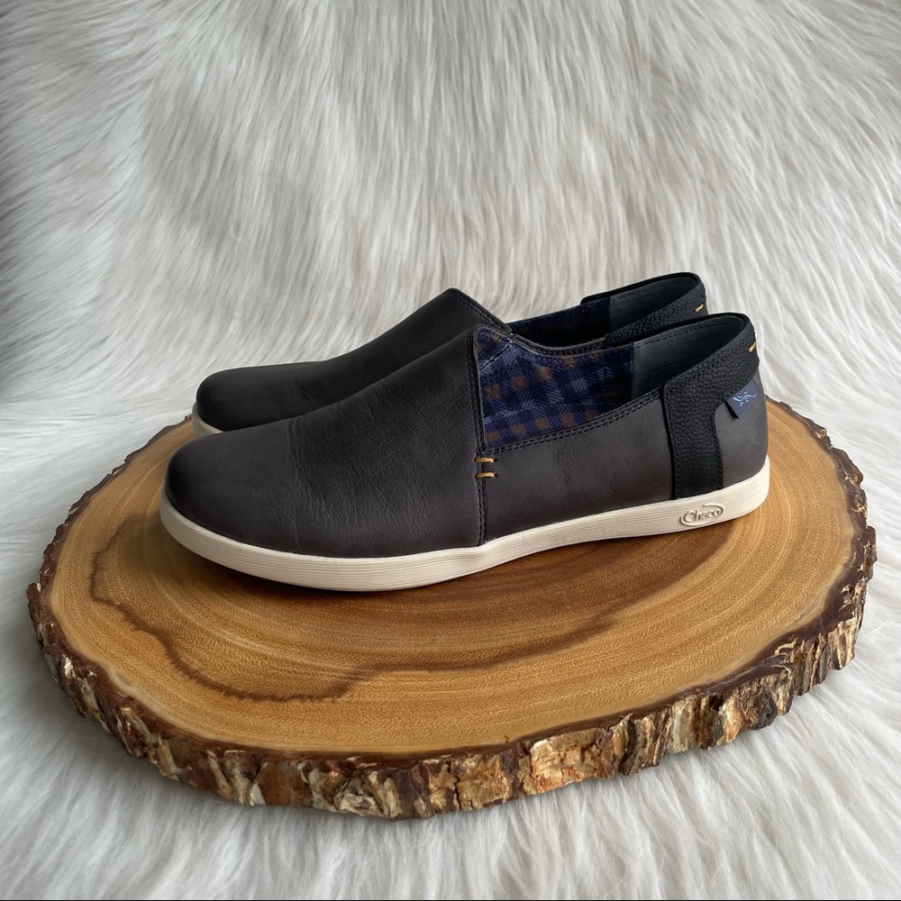 Chaco leather slip on sneakers LIKE NEW